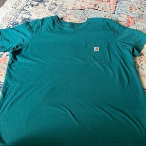 Carhartt Teal Short Sleeve Tee